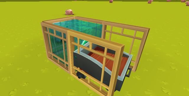 迷你世界 家用省水省空间的迷你浴缸 老酋长清水也想做白富美