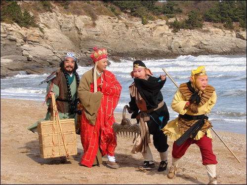 西游记师徒四人大跳野狼disco被调侃除了悟空都胖成了八戒