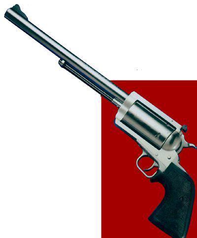 以长枪管大威力闻名一时的大型左轮其中一款为比赛用高精度手枪