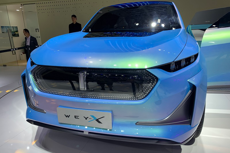 2019广州车展丨对开门十分独特 WEY-X概念车亮相