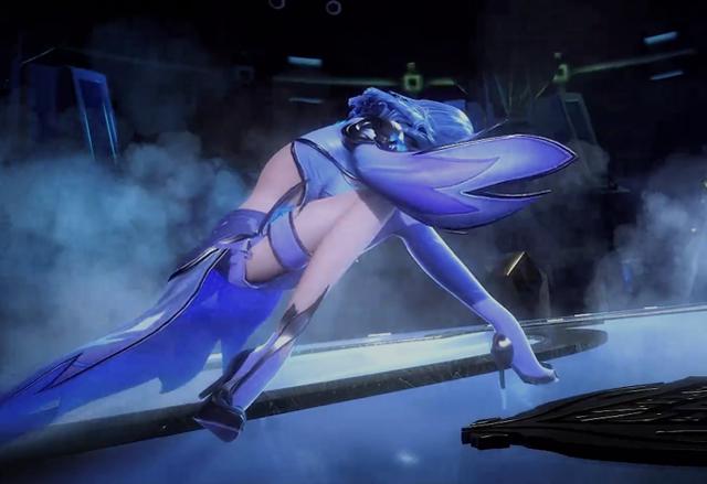 难怪水冰儿的裙叉敢开到腰裙子飘起那一刻漫迷比小舞的好看