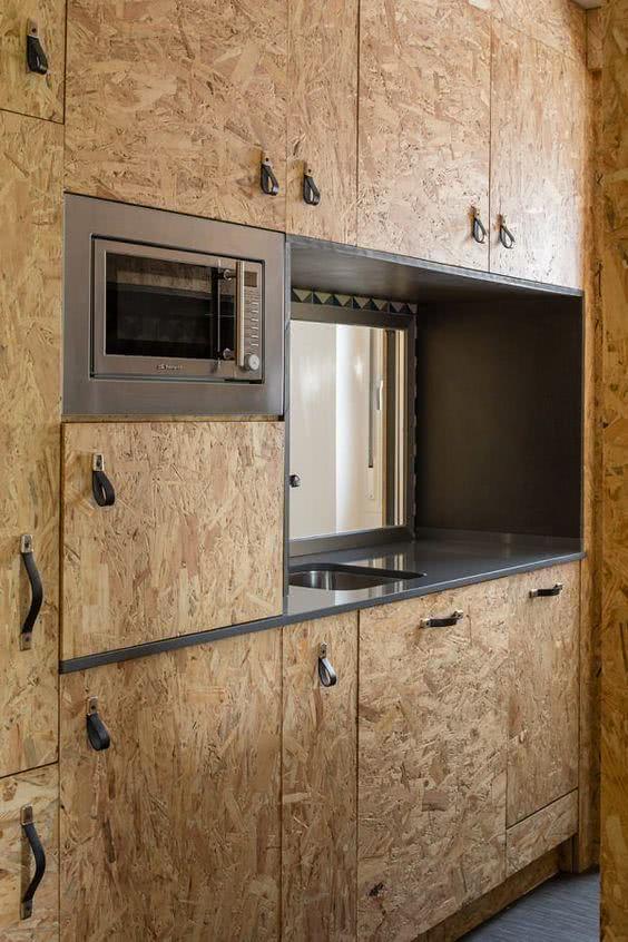 定制橱柜看不上眼,老公买来30张欧松板自己在家做!环保又实用