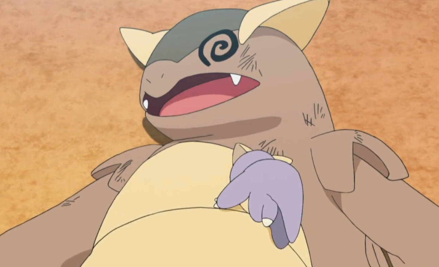 不管是伊利马使用增强拳的超级袋龙,还是古兹马拿袋龙宝宝当盾牌,都是