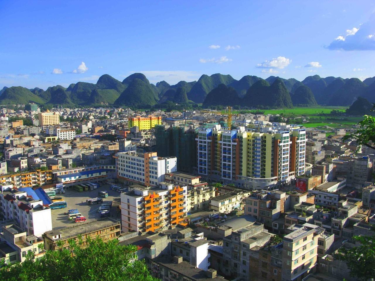 靖西,是个美丽的边境小城,景色不输桂林山水