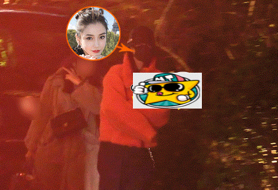 上一直抱在胸前走路的动作,angelababy也是毫无明星范儿和偶像包袱啊!