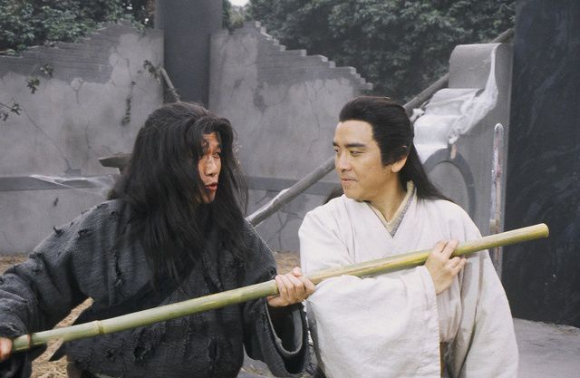 刘江在不同《射雕英雄传》版本中的四个角色，最终成长为大漠霸主