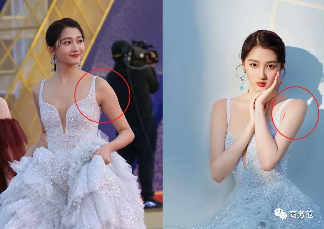关晓彤心机走位却被刘诗诗和倪妮碾压金鸡红毯珠宝礼服哪家强