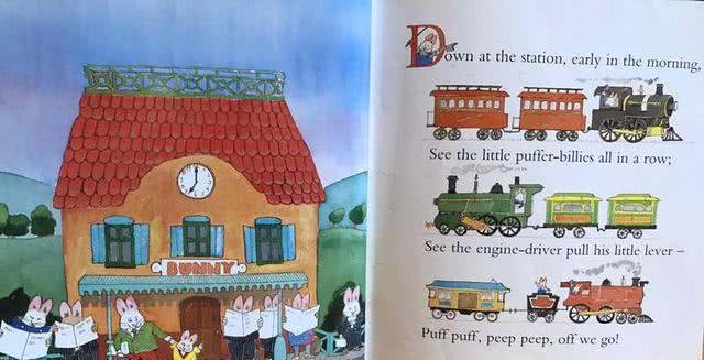 鹅妈妈童谣英文原版绘本点读版myeryfirst