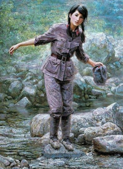 长征路上可敬的女红军被迫遗弃亲生骨肉三寸金莲走2万5千里