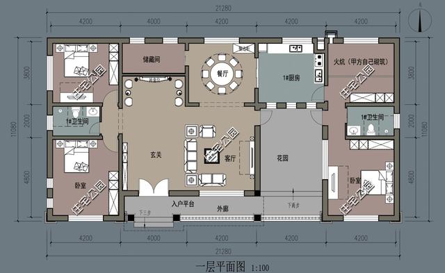 3套20万的农村小平房火炕堂屋应有尽有随便来一套过年盖起来