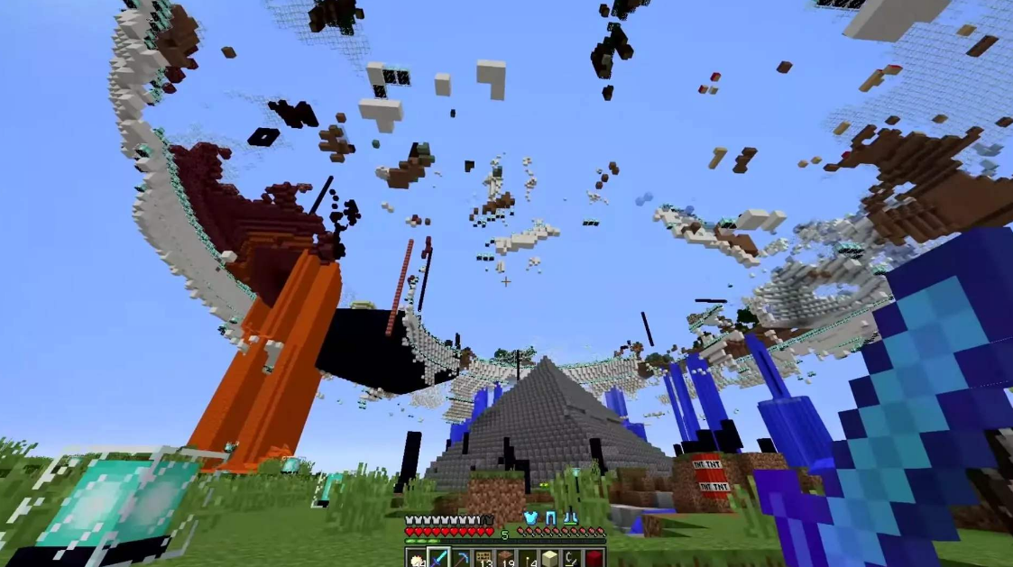 我的世界超越2b2t存在的tis服一群肝帝的神操作把萌新看自闭