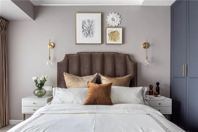 140㎡轻奢浪漫法式4室装修，焦糖色秋冬太温馨了，精致时尚的典范