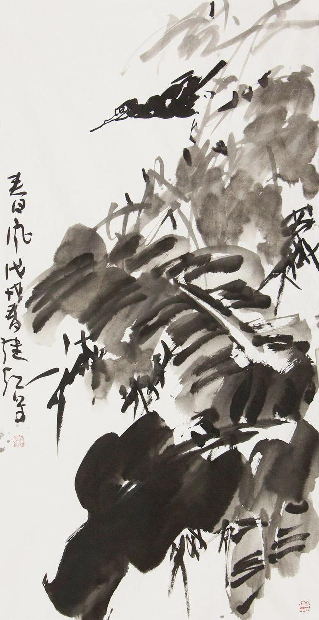 大写意花鸟画家刘继红:水墨泼洒间,落墨成格,自成意趣|刘继红|花鸟|水墨_新浪新闻
