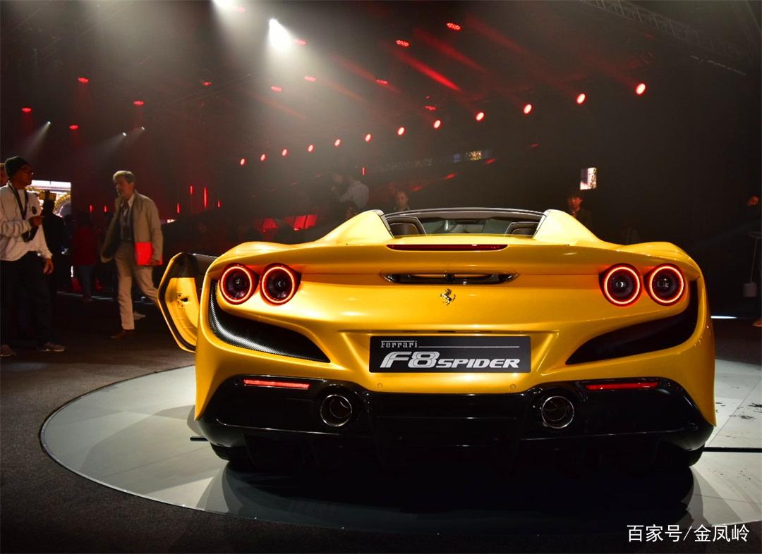法拉利f8 spider,亮相2019法兰克福国际车展