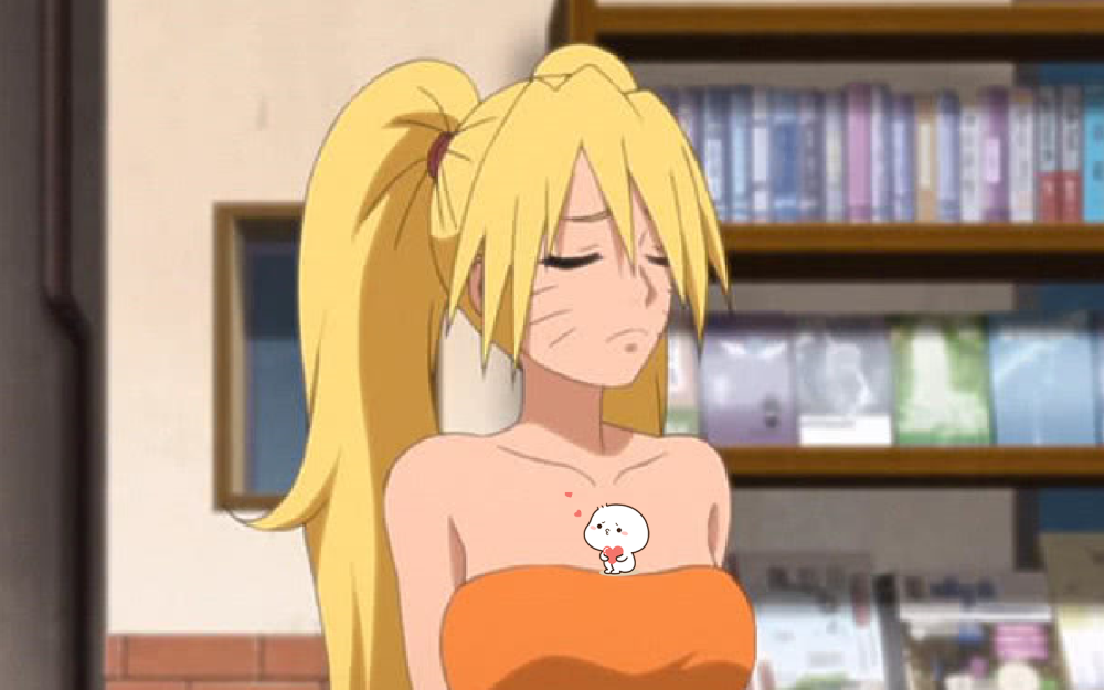 忍者们变女装鸣人俏皮木叶丸撩人博人成外国女郎