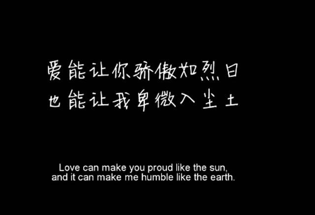 卑微的喜欢终究是一场空