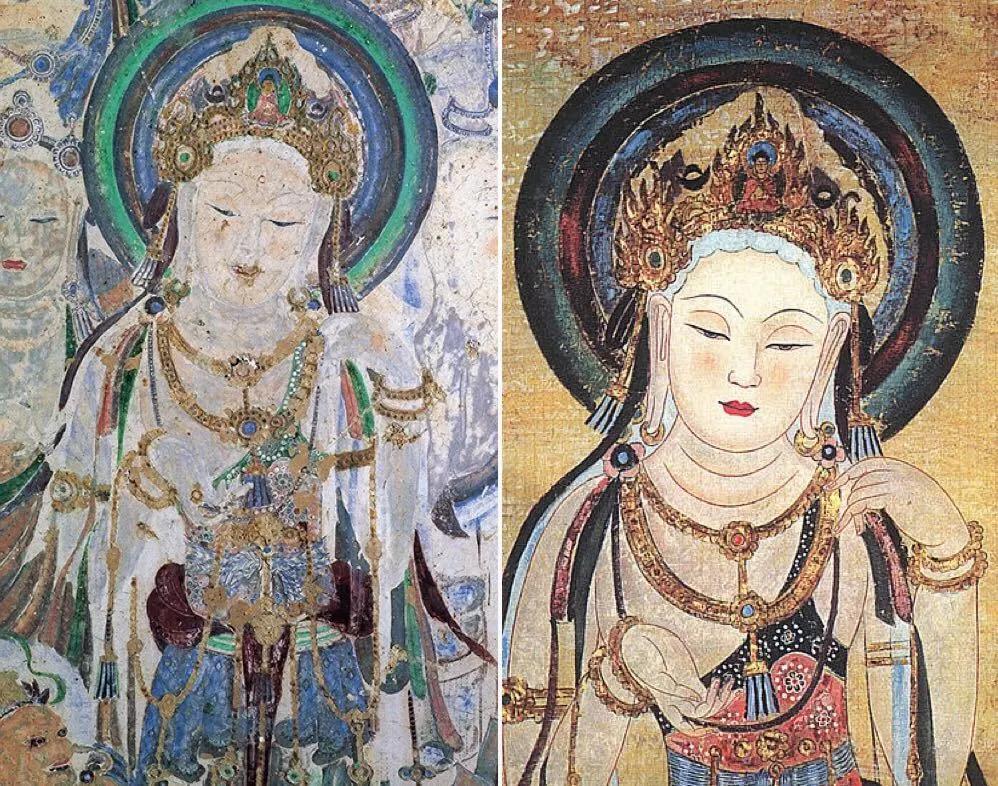 表现出唐朝的繁华,其中,表现得最好的是第57号窟,它也被命名为美人窟