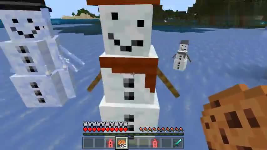 魔哒我的世界国际服50 奇怪的雪人为什么会发射火焰弹呢