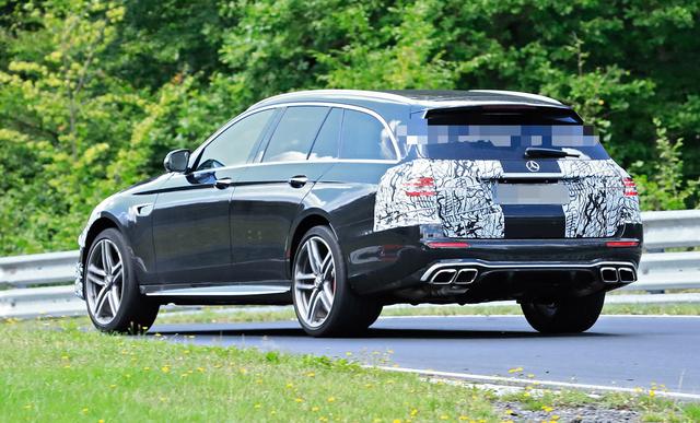 全新奔驰AMG E63 Wagon谍照曝光，旅行车也能飚性能