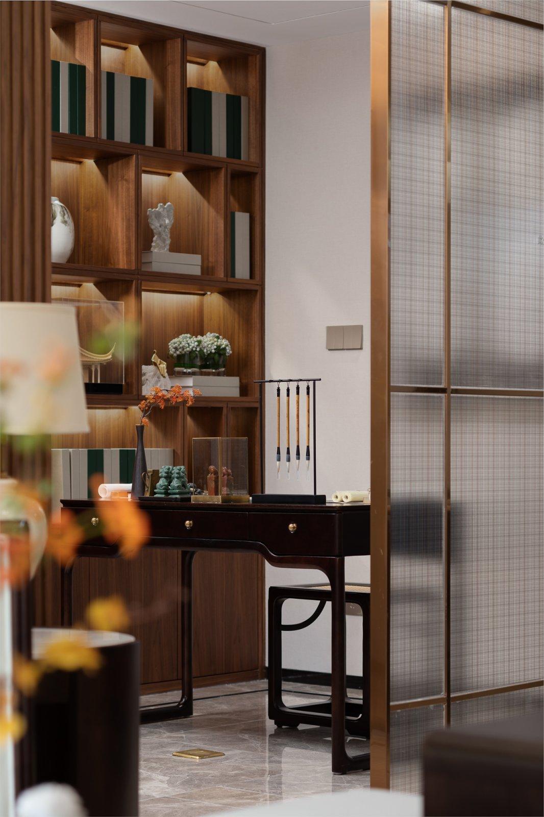 一见禅心,儒雅国风,127㎡最美新中式设计