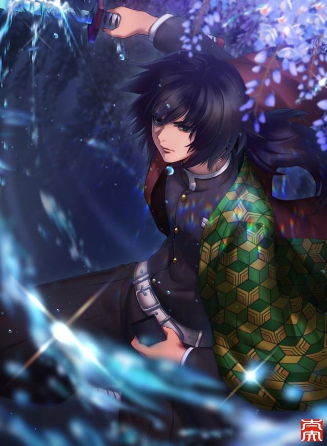 《鬼灭之刃》富冈义勇壁纸大赏,冷峻少年也有可爱的一面!