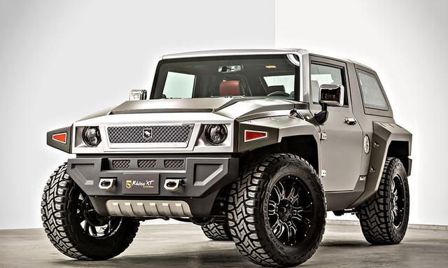 彪悍的犀牛xt越野车,打得过悍马吗?