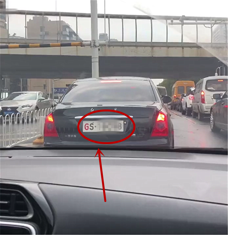 37万红旗现街头,v6引擎,挂"白底黑字"车牌,车主是大人物