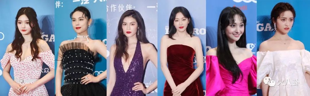 费加罗风尚盛典红毯，韩丹桐暗黑公主蛋糕裙被她穿出绝美冷飒感！