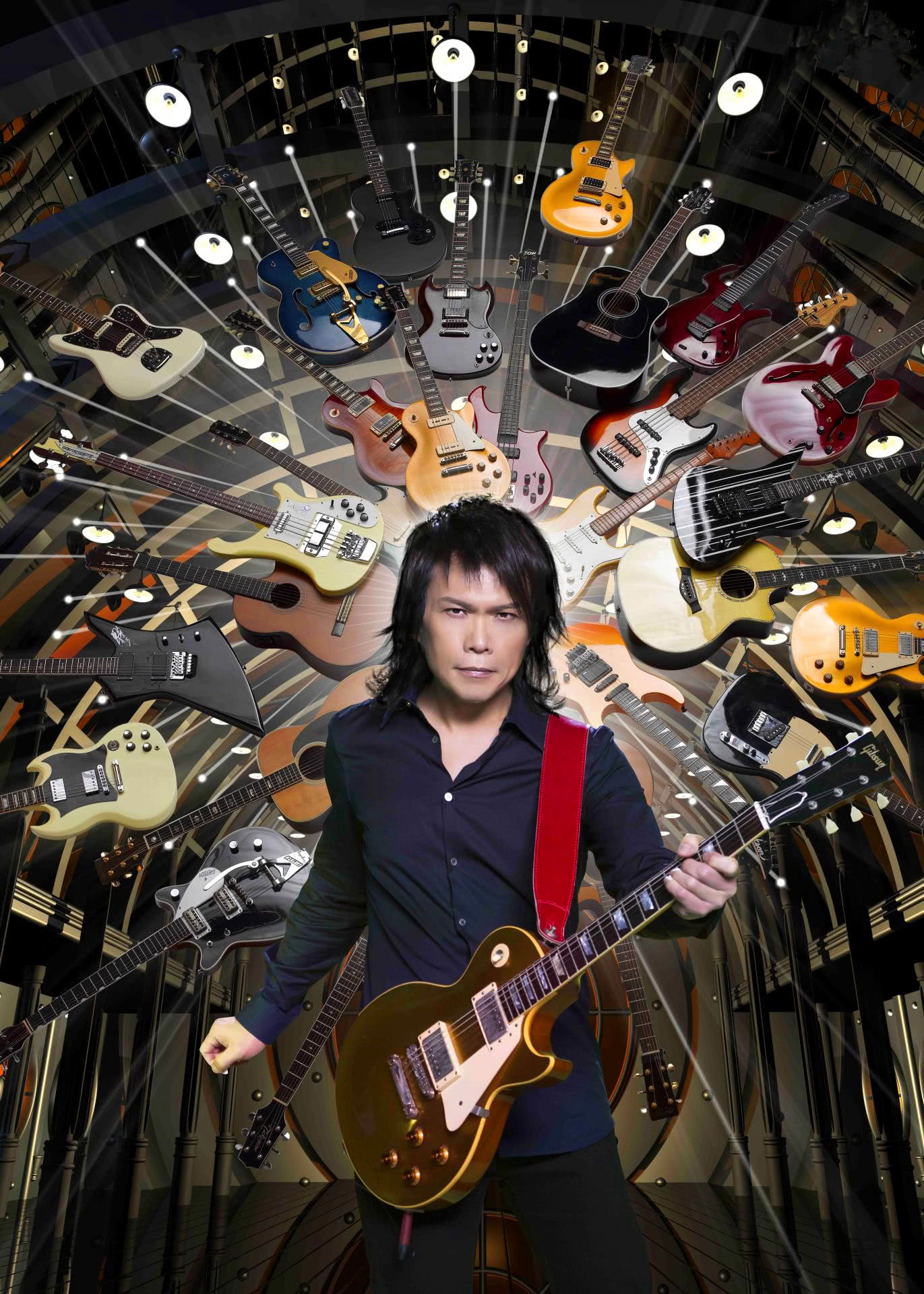 50岁伍佰膝下无子,与妻子仍然恩爱如初,音乐界大哥影视界客串!