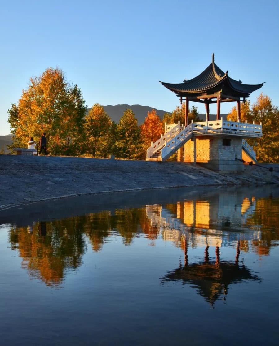 最近清溪水库美得不像话|清溪水库|丽江|白杨树_新浪新闻