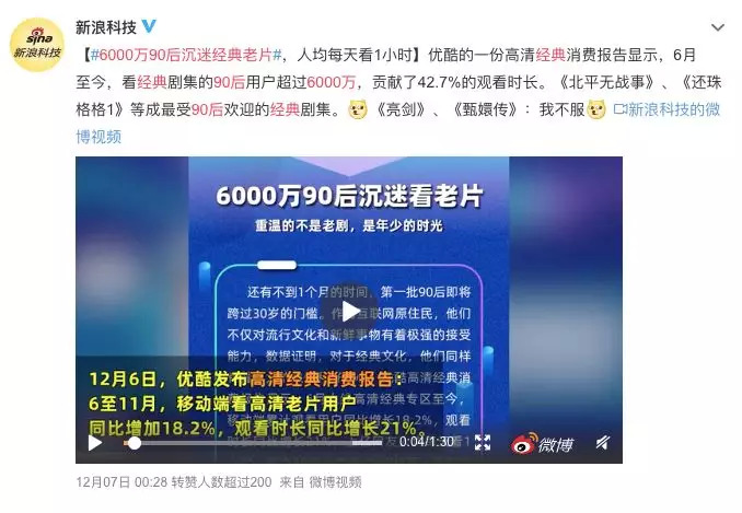 90后的怀旧新仪式：磕高清老片治年龄焦虑