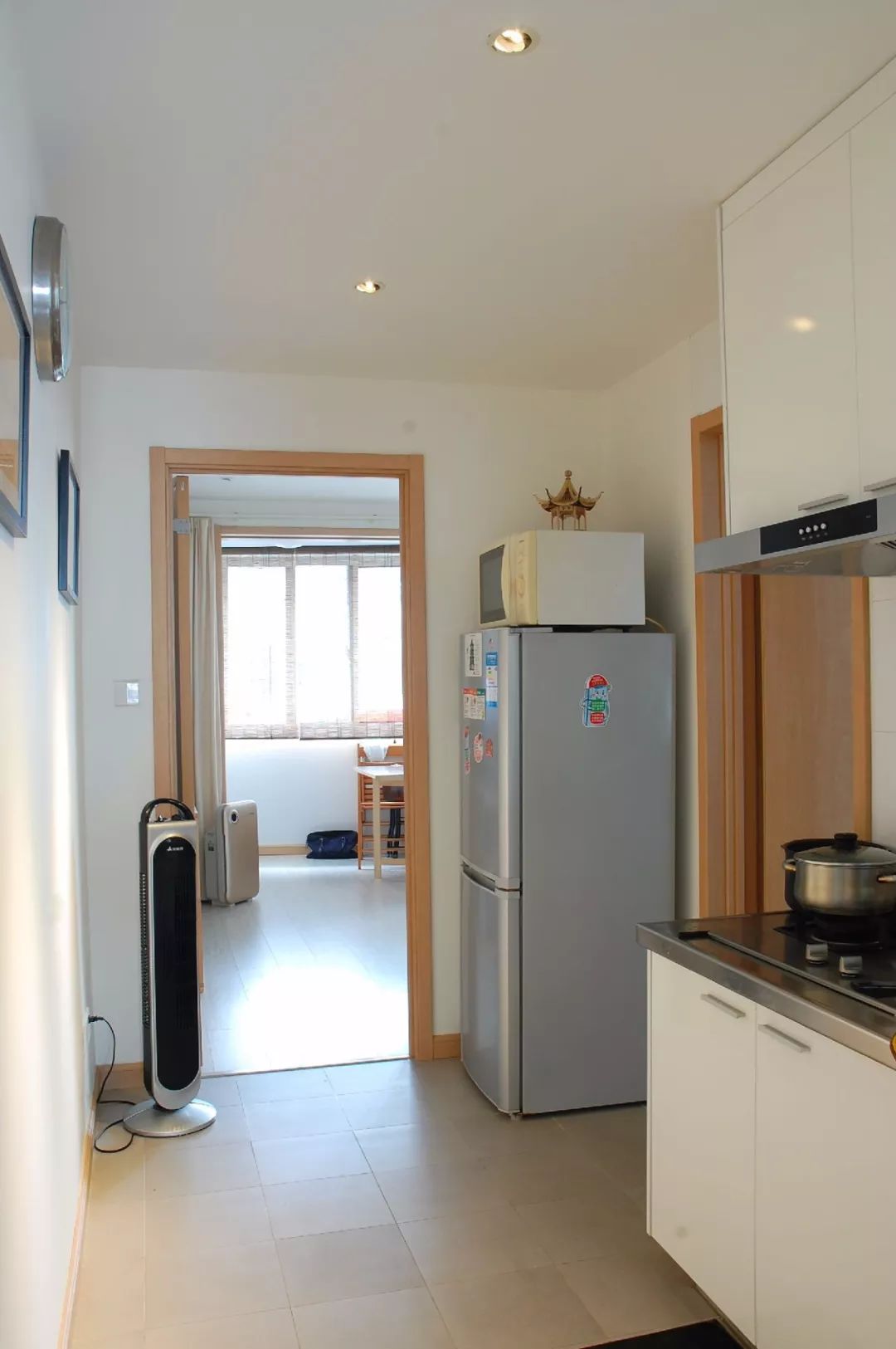 小面积的户型里,大冰箱该摆哪个位置?