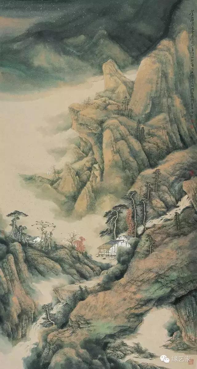 诗情画意——晏明山水笔墨间的唐诗意境