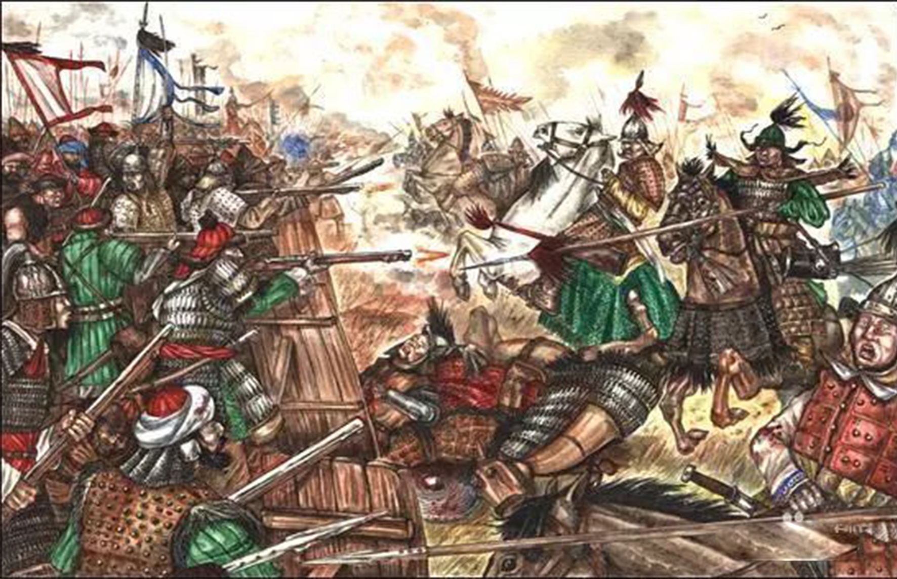 最后,噶尔丹的侄子叛乱,加上康熙的20万大军追兵,噶尔丹忧愤之下喝毒