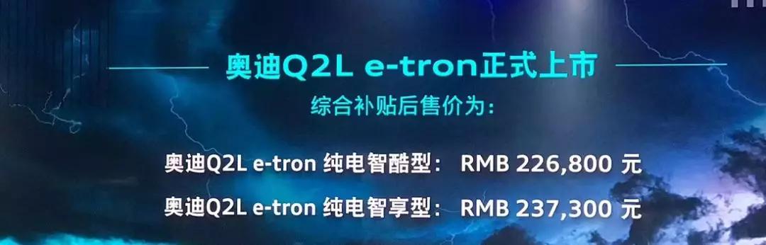 奥迪纯电时代的开端 奥迪Q2L e-tron/e-tron上市