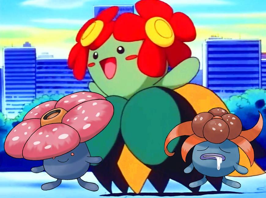 神奇宝贝其实臭臭花进化后不单是霸王花草裙舞的舞者同样也是