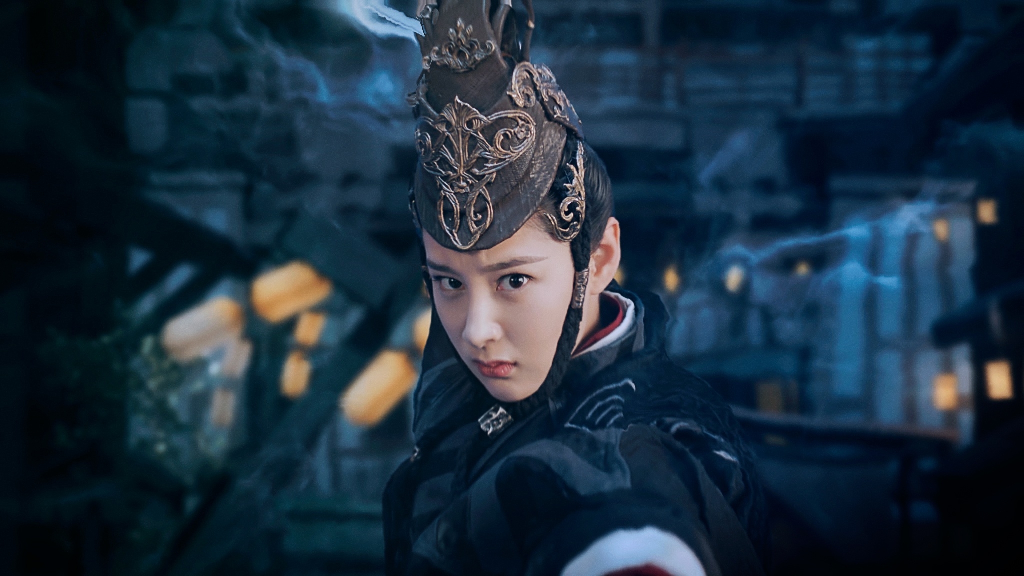 赵圆瑗剑王朝热播好评如潮冯小刚导演亲自指点超a夜策冷造型