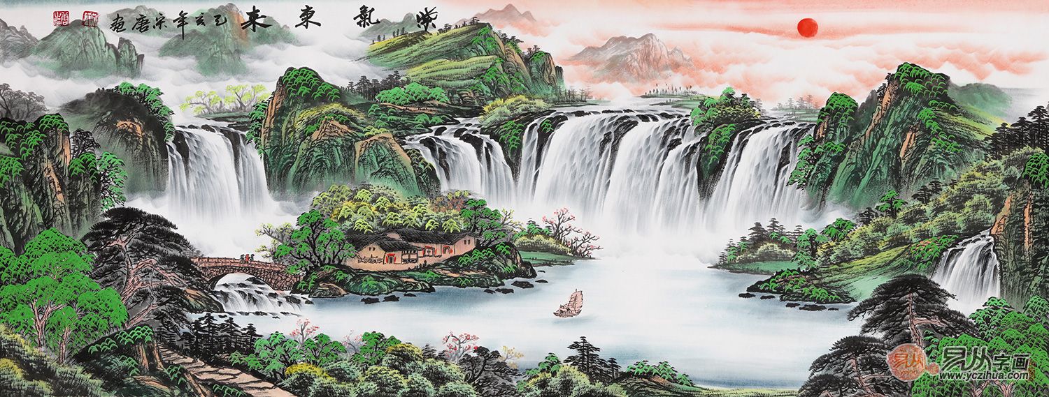 置身山水之中 感受文化底蕴 尽在这些客厅挂画之中