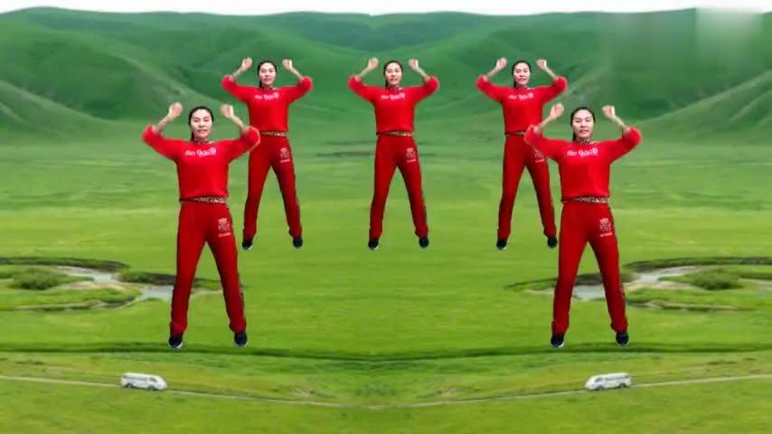 原创经典动感健身操,锻炼全身,经典老歌《我从草原来》