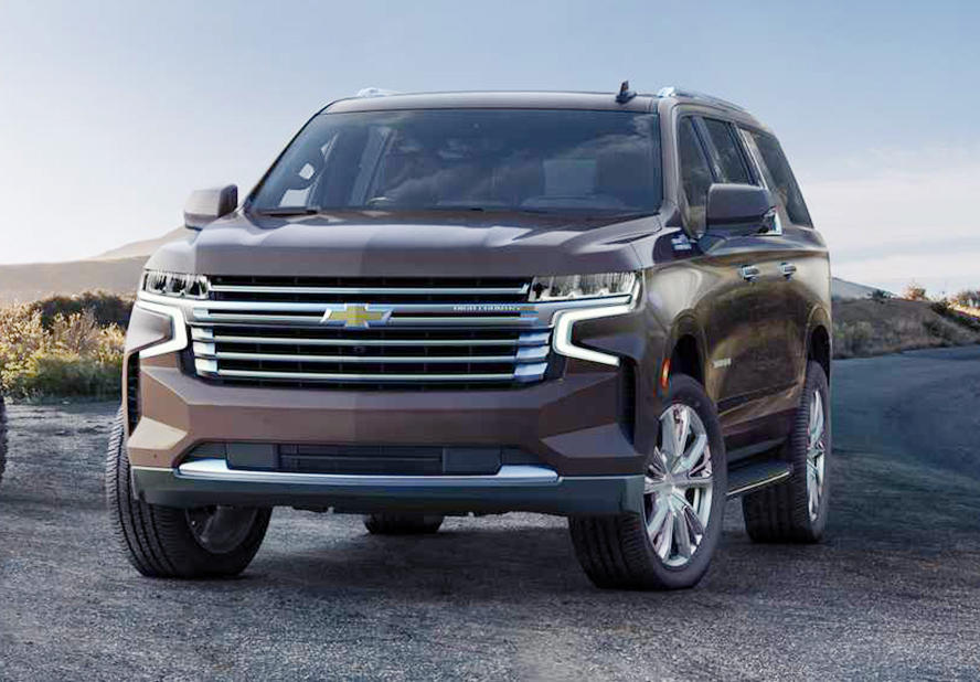 雪佛兰打造的大块头suv,fbi和好莱坞大片御用车,这外观太霸气