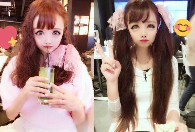 日本女孩花600万日元整容成大眼萝莉眼睛大的让人置信