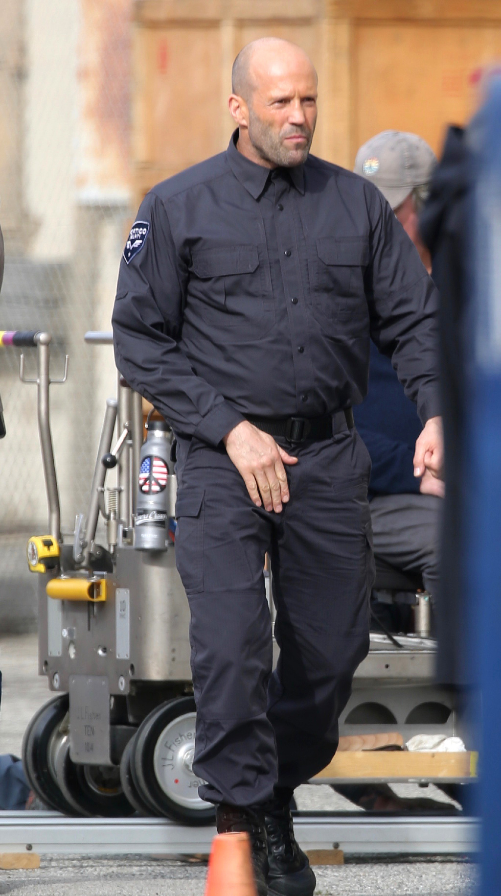 杰森·斯坦森片场照曝光!和盖·里奇合作,出演动作片《运钞车》