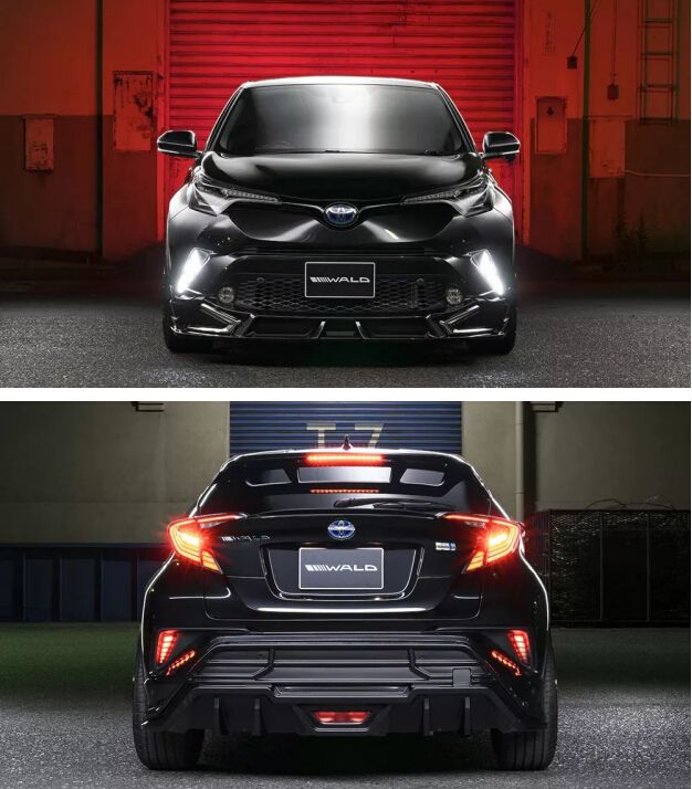 丰田ch-r/奕泽改装日本豪华品牌wald套件,回头率果然暴增-新浪汽车