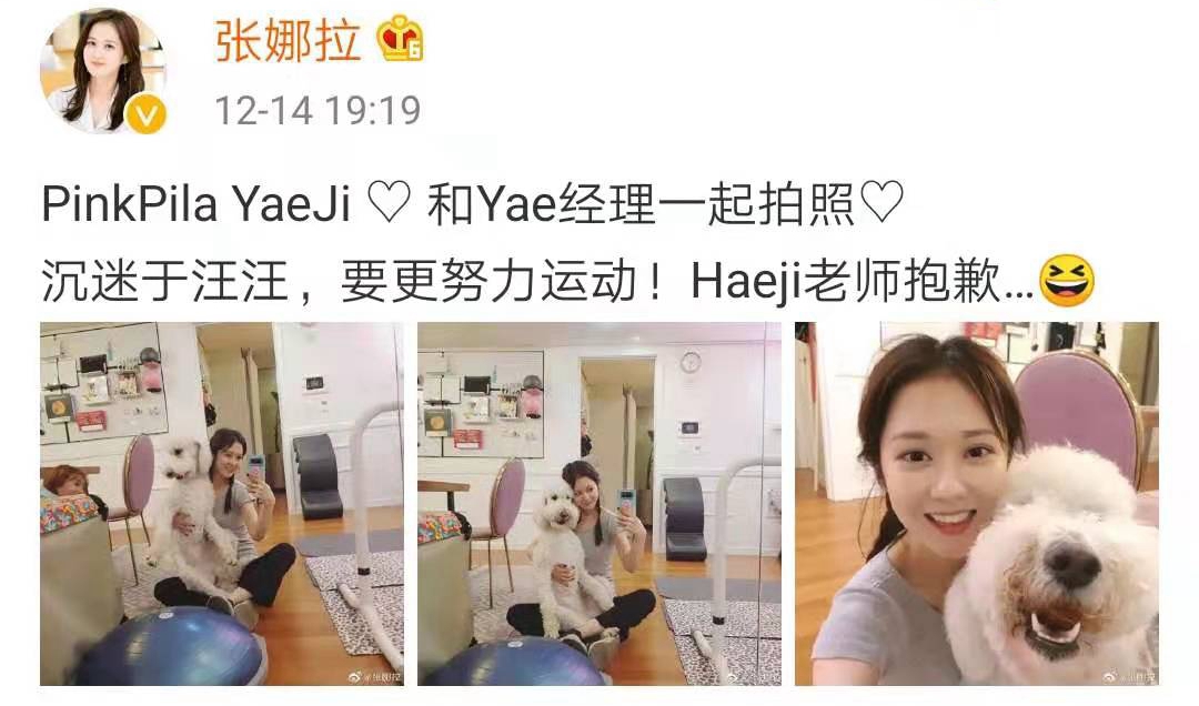 张娜拉晒自拍照,扎双马尾辫清纯减龄,38岁了还是18岁少女颜!
