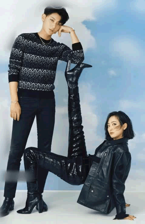 宋茜:我腿太短没法拍,黄子韬:试试吧,看到效果:网友直呼惊艳