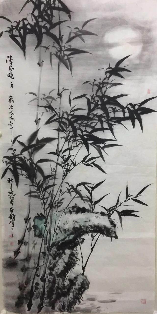 把画竹当作毕生追求的画竹名家张本静墨竹作品欣赏|墨竹|名家|竹子_新浪新闻