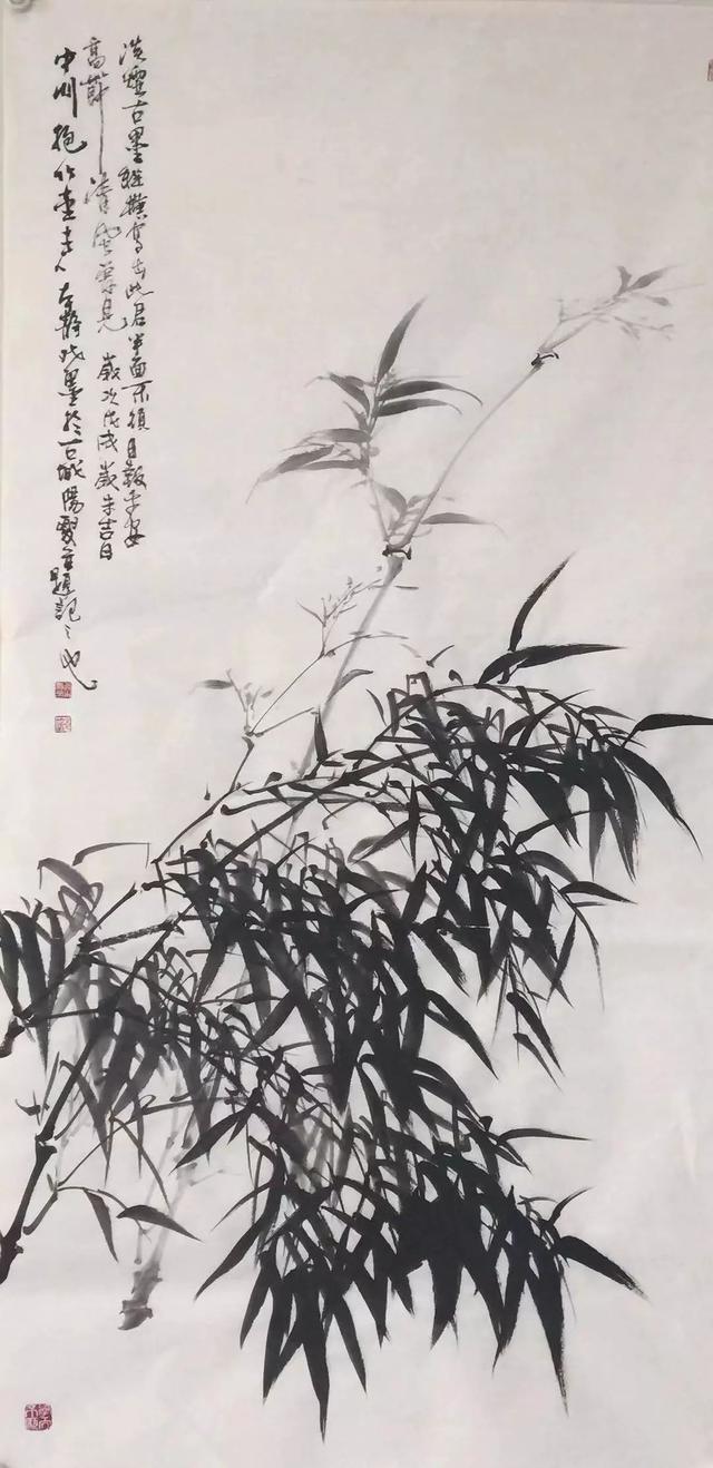 把画竹当作毕生追求的画竹名家张本静墨竹作品欣赏|墨竹|名家|竹子_新浪新闻