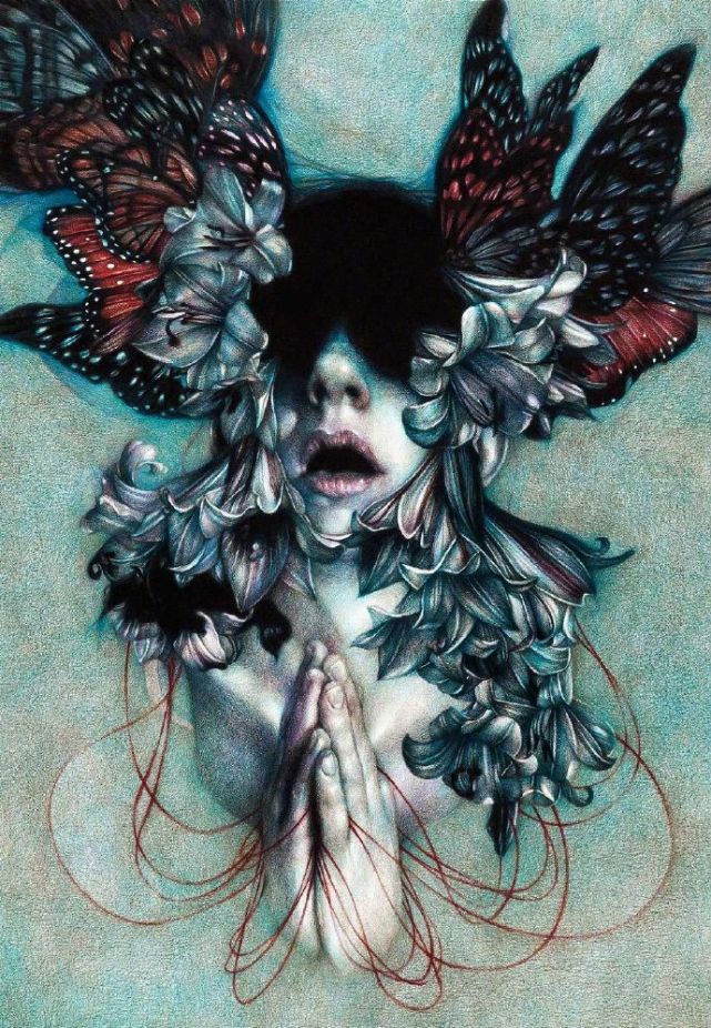 意大利画家颇具诡异色彩的绘画作品