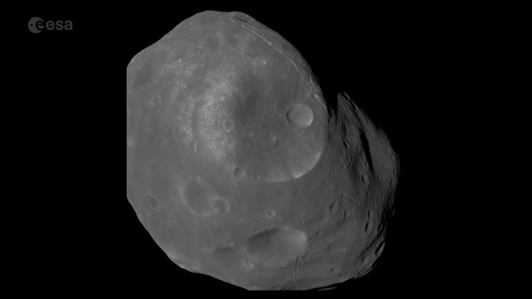 现在详细地捕捉到了火卫一的运动和表面