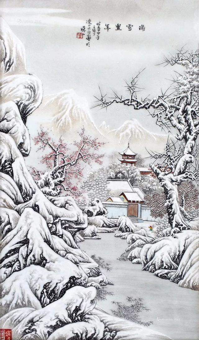 大自然的静谧,画中雪景|大自然|雪景|山水画_新浪新闻